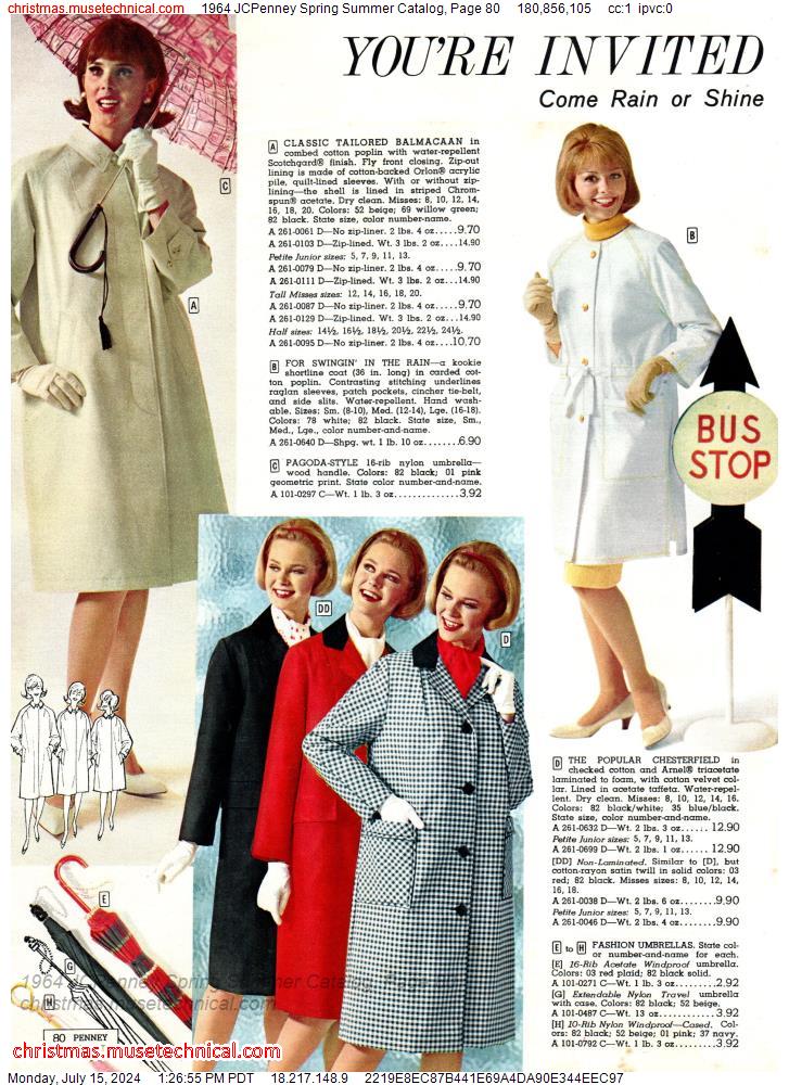 1964 JCPenney Spring Summer Catalog, Page 80