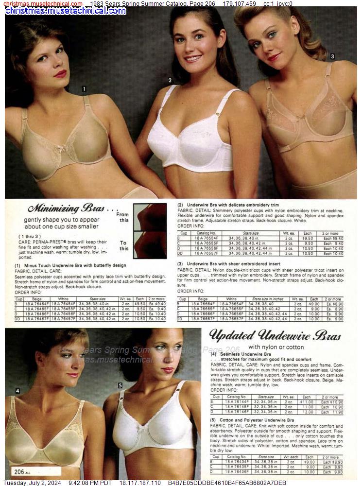 1983 Sears Spring Summer Catalog, Page 206