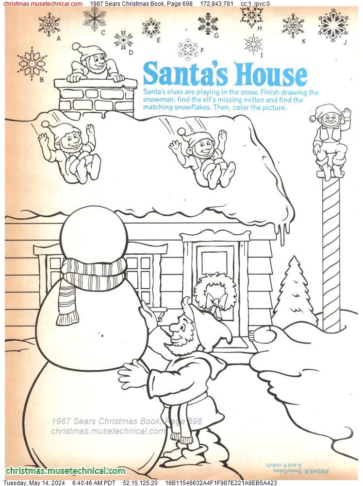 1987 Sears Christmas Book, Page 698