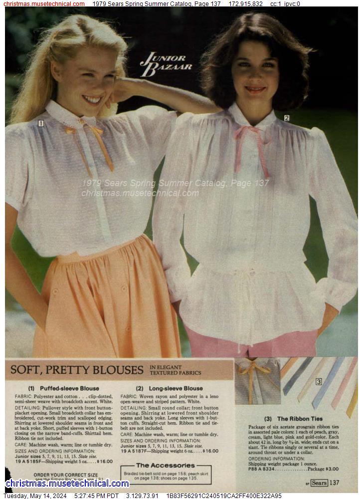 1979 Sears Spring Summer Catalog, Page 137