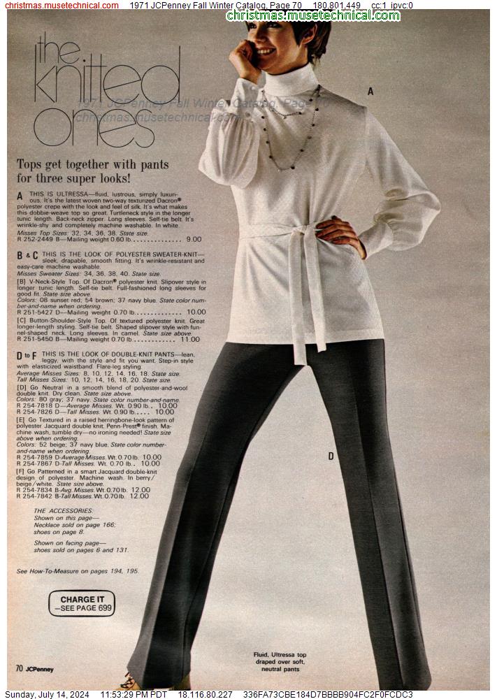 1971 JCPenney Fall Winter Catalog, Page 70
