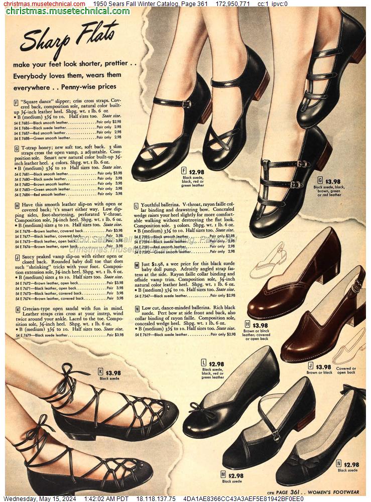 1950 Sears Fall Winter Catalog, Page 361