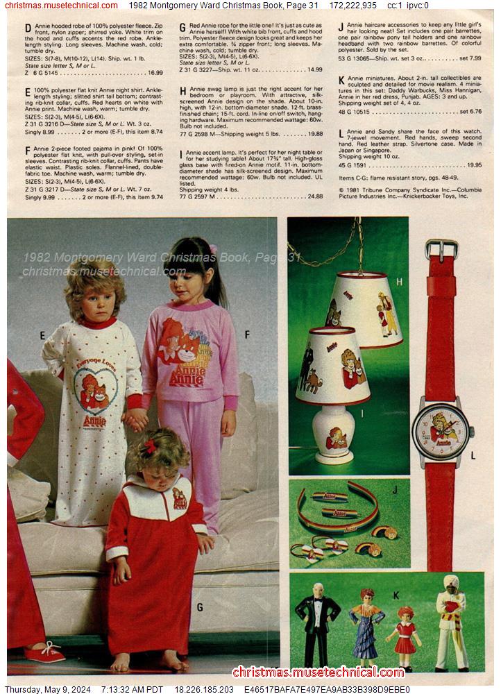 1982 Montgomery Ward Christmas Book, Page 31