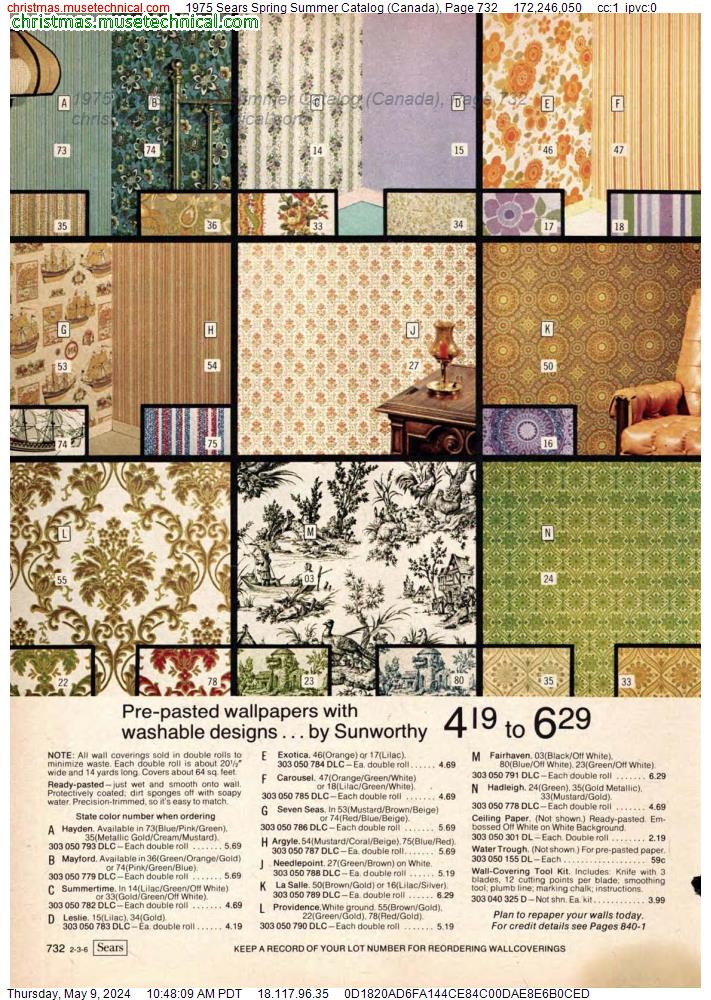 1975 Sears Spring Summer Catalog (Canada), Page 732