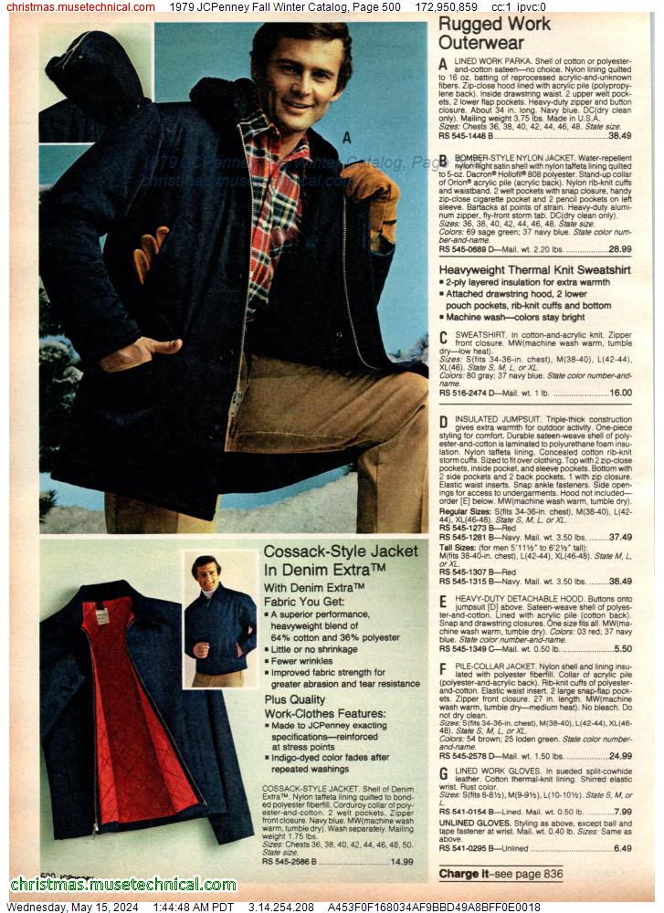 1979 JCPenney Fall Winter Catalog, Page 500