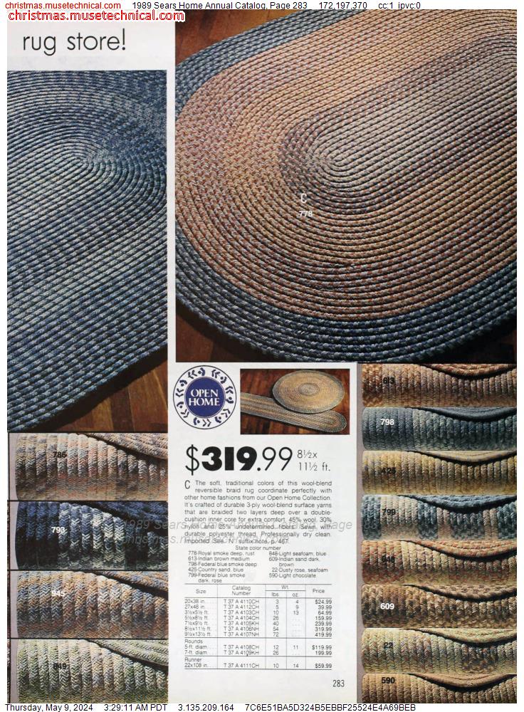 1989 Sears Home Annual Catalog, Page 283