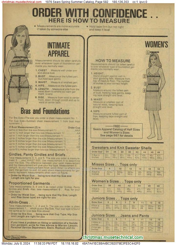 1976 Sears Spring Summer Catalog, Page 582