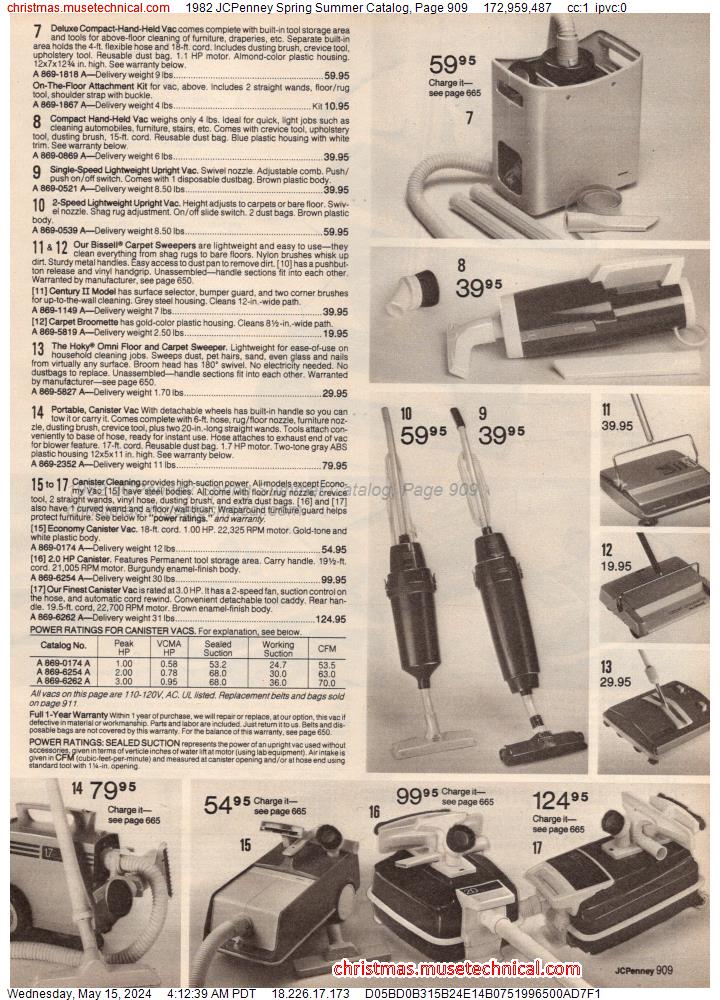 1982 JCPenney Spring Summer Catalog, Page 909