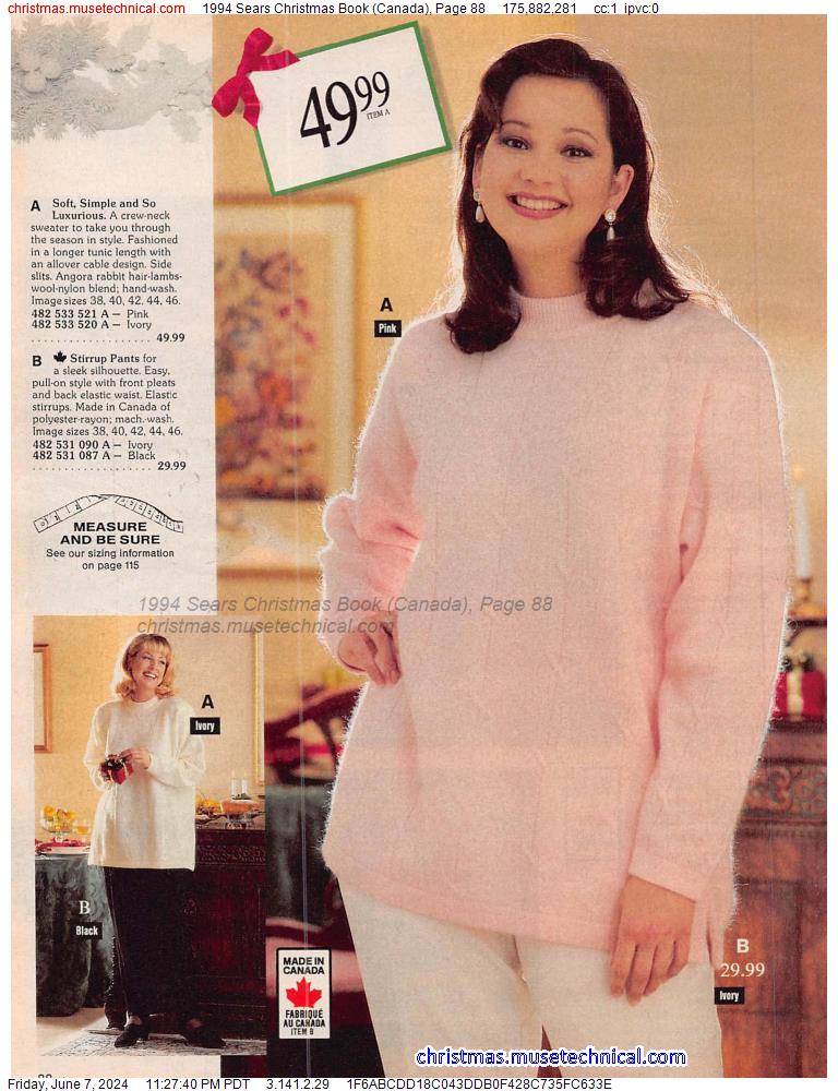1994 Sears Christmas Book (Canada), Page 88
