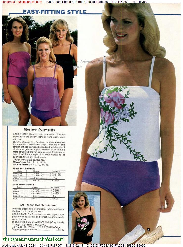 1983 Sears Spring Summer Catalog, Page 86