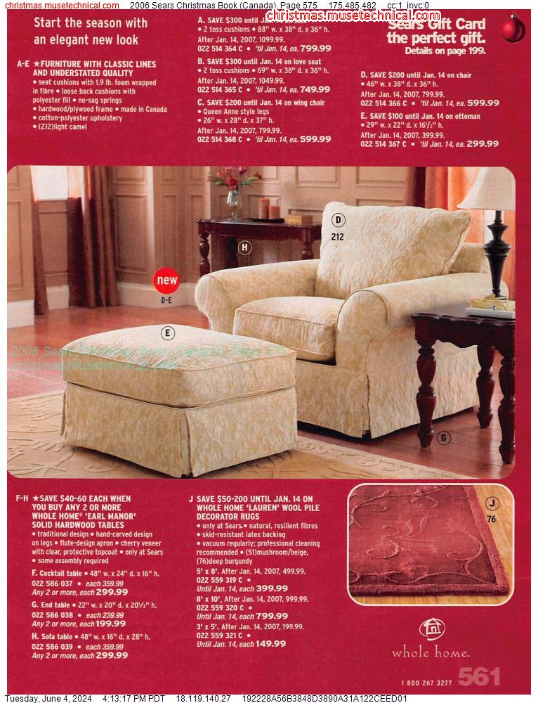 2006 Sears Christmas Book (Canada), Page 575