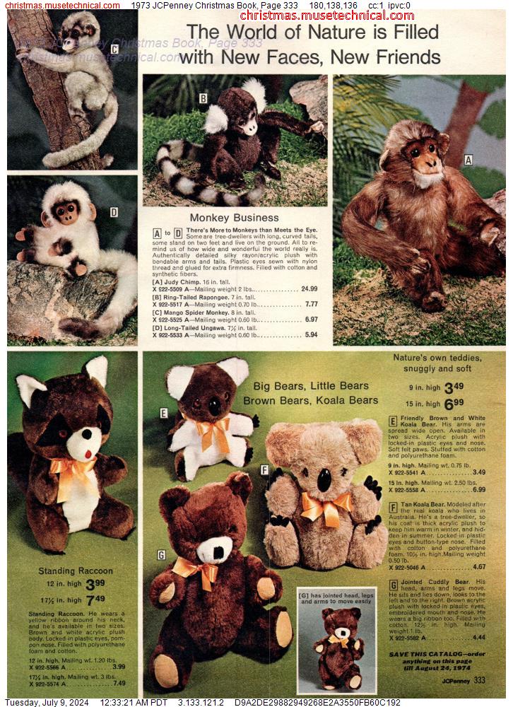 1973 JCPenney Christmas Book, Page 333