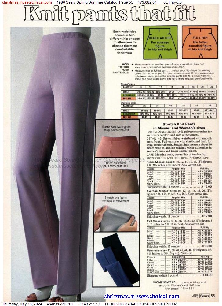 1980 Sears Spring Summer Catalog, Page 55