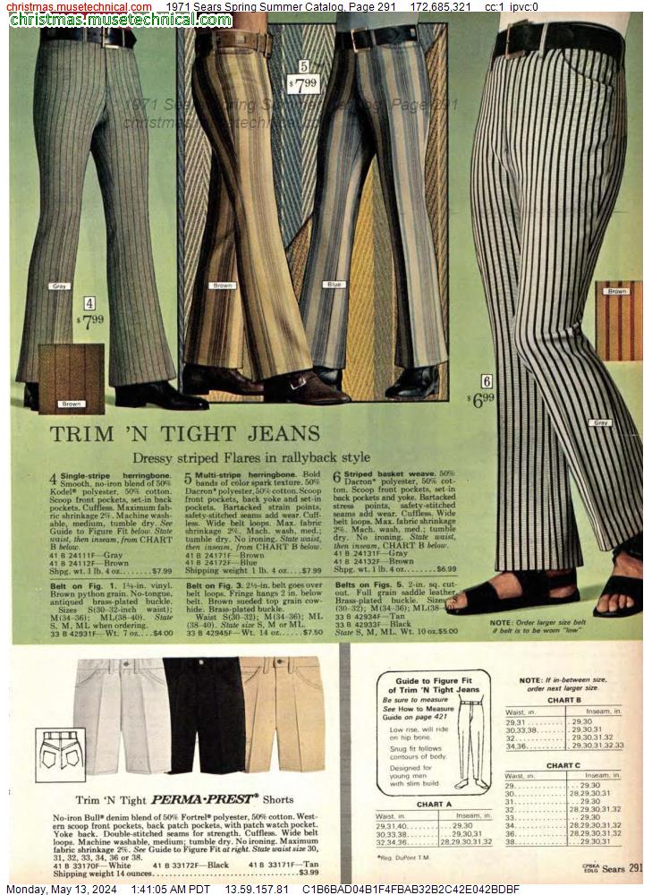 1971 Sears Spring Summer Catalog, Page 291