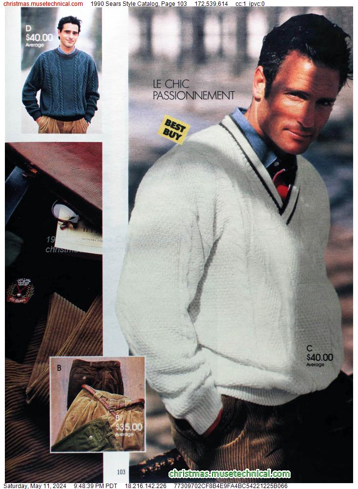 1990 Sears Style Catalog, Page 103