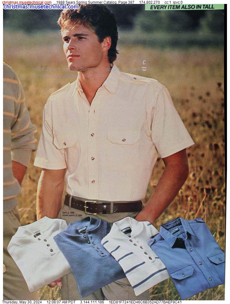 1988 Sears Spring Summer Catalog, Page 387