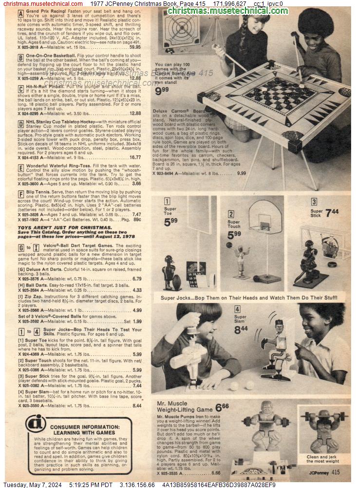 1977 JCPenney Christmas Book, Page 415