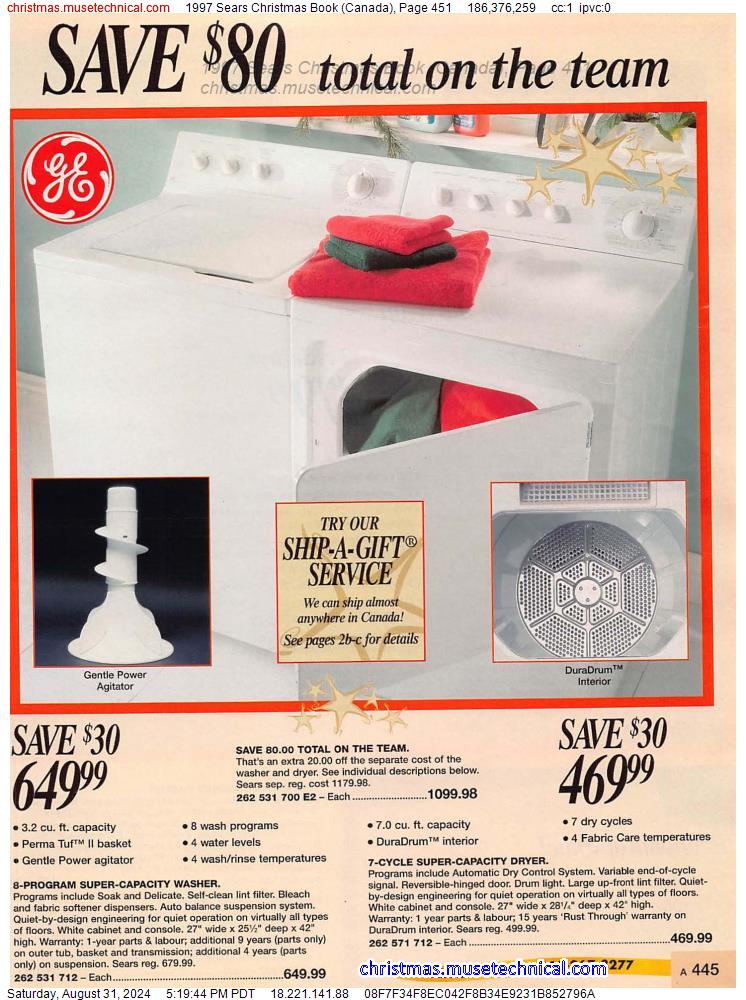 1997 Sears Christmas Book (Canada), Page 451