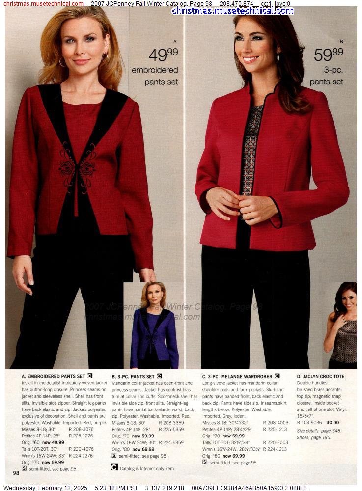 2007 JCPenney Fall Winter Catalog, Page 98