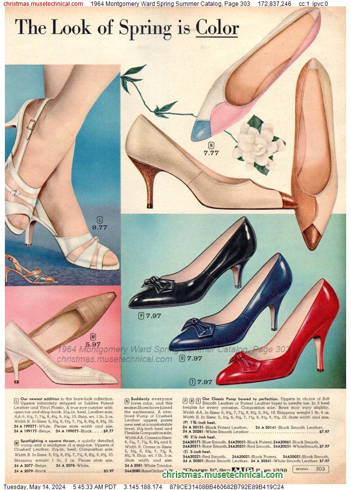 1964 Montgomery Ward Spring Summer Catalog, Page 303