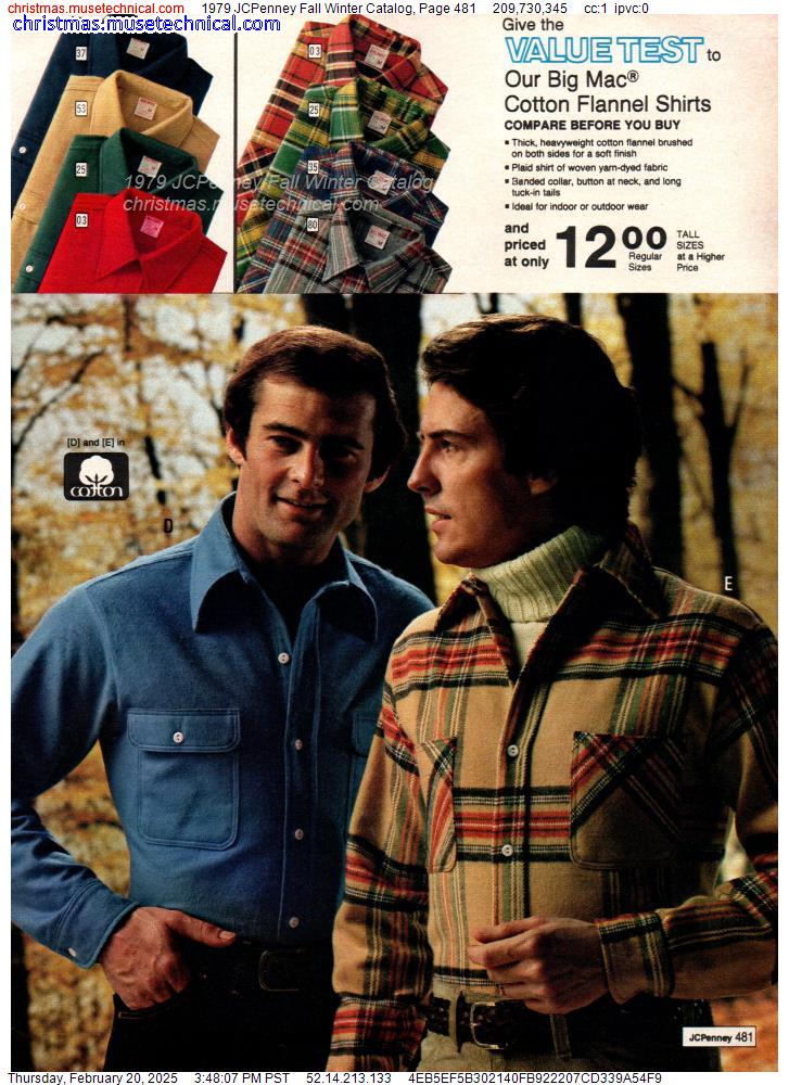 1979 JCPenney Fall Winter Catalog, Page 481