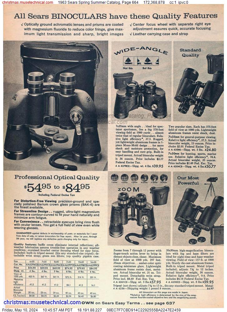 1963 Sears Spring Summer Catalog, Page 664