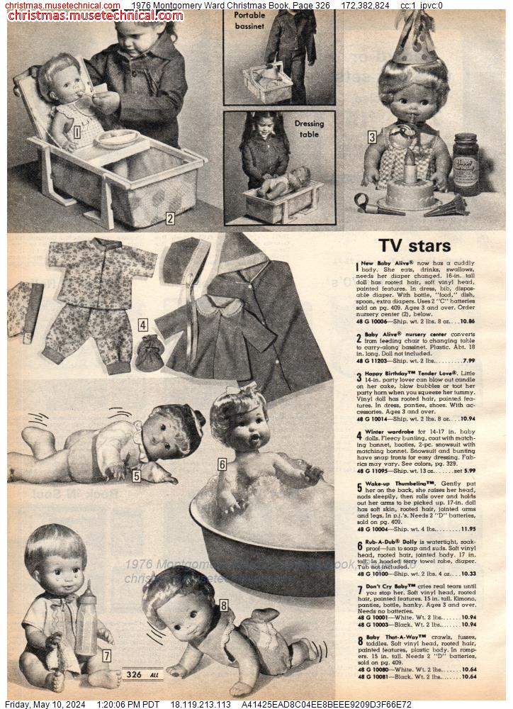 1976 Montgomery Ward Christmas Book, Page 326