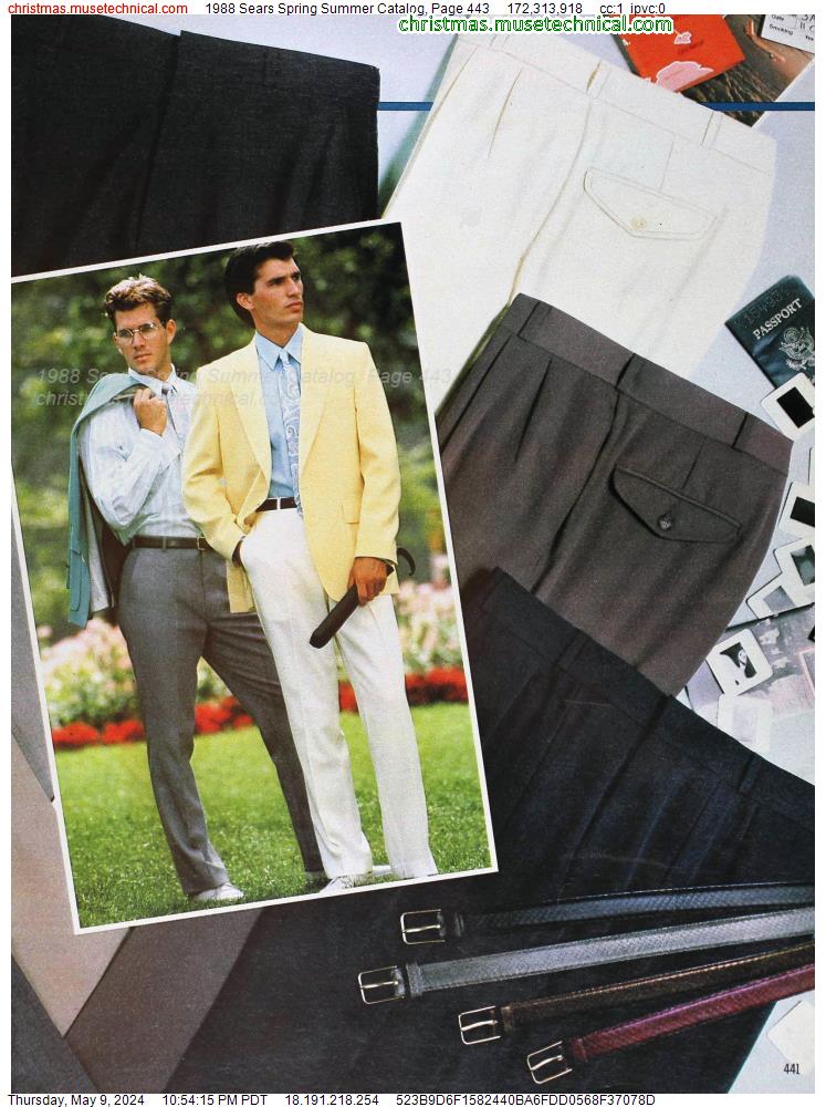1988 Sears Spring Summer Catalog, Page 443