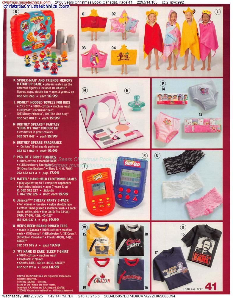 2006 Sears Christmas Book (Canada), Page 41