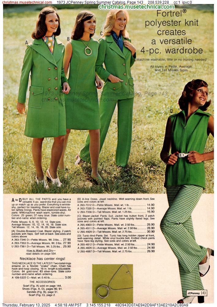 1973 JCPenney Spring Summer Catalog, Page 143