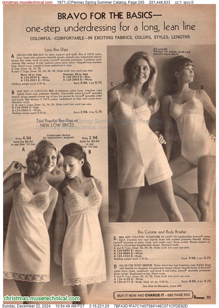 1971 JCPenney Spring Summer Catalog, Page 205