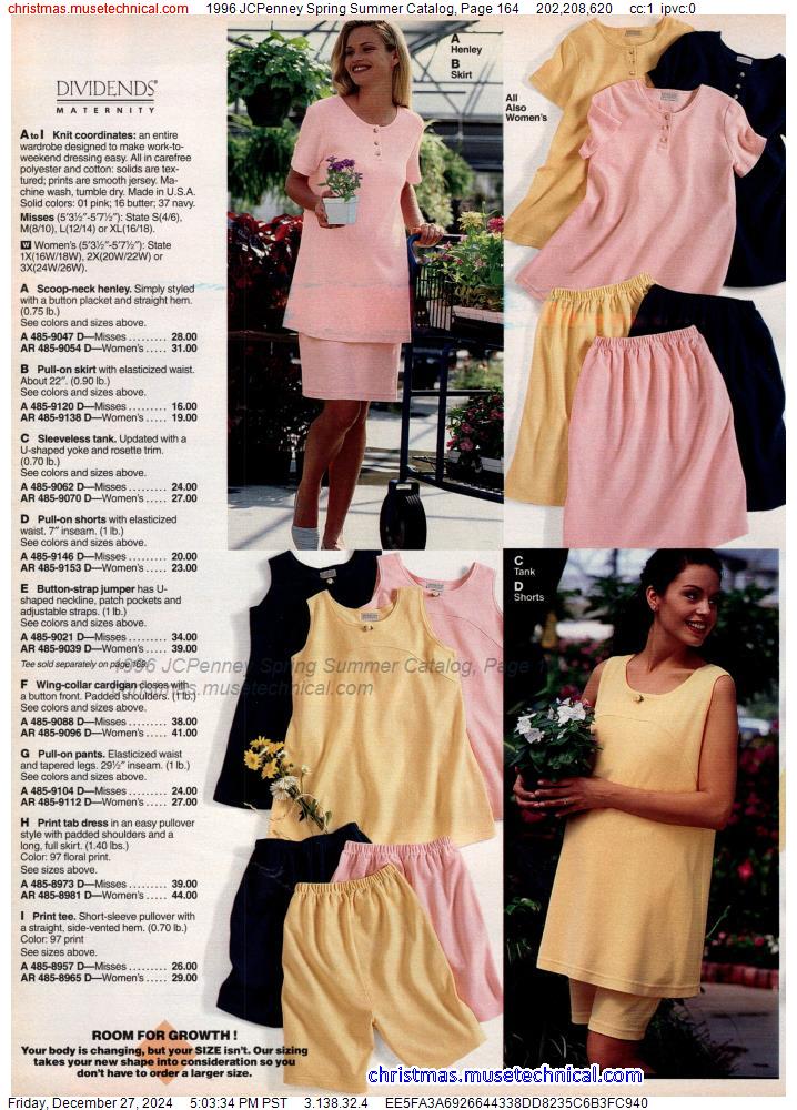 1996 JCPenney Spring Summer Catalog, Page 164