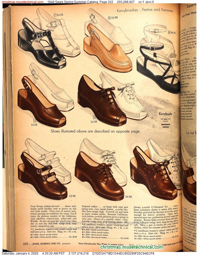 1948 Sears Spring Summer Catalog, Page 322