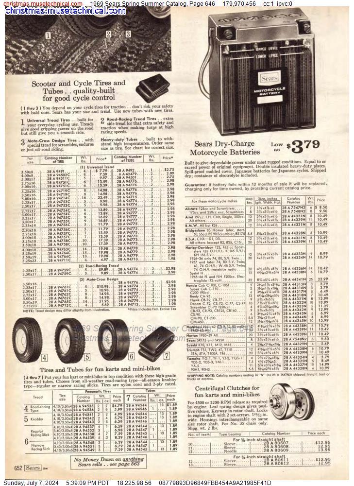 1969 Sears Spring Summer Catalog, Page 646