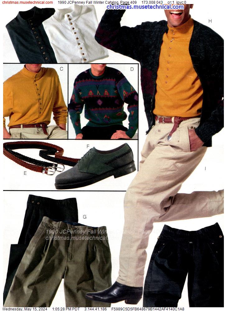 1990 JCPenney Fall Winter Catalog, Page 409