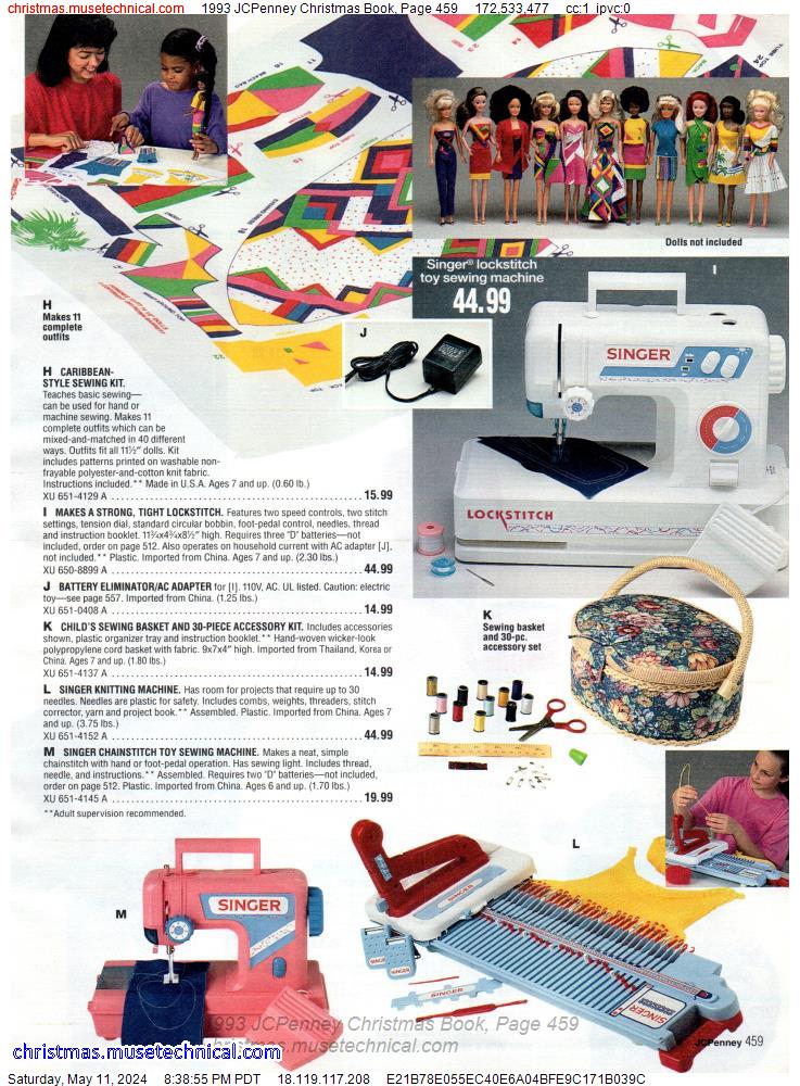 1993 JCPenney Christmas Book, Page 459