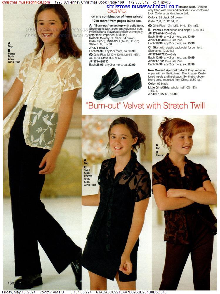1998 JCPenney Christmas Book, Page 168