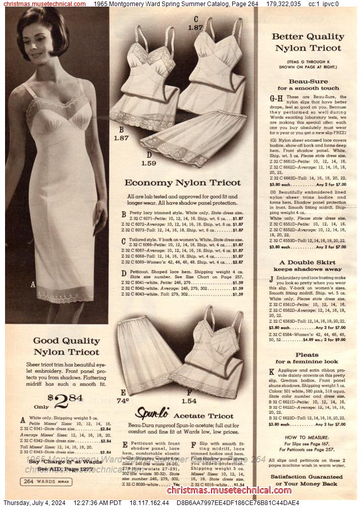 1965 Montgomery Ward Spring Summer Catalog, Page 264