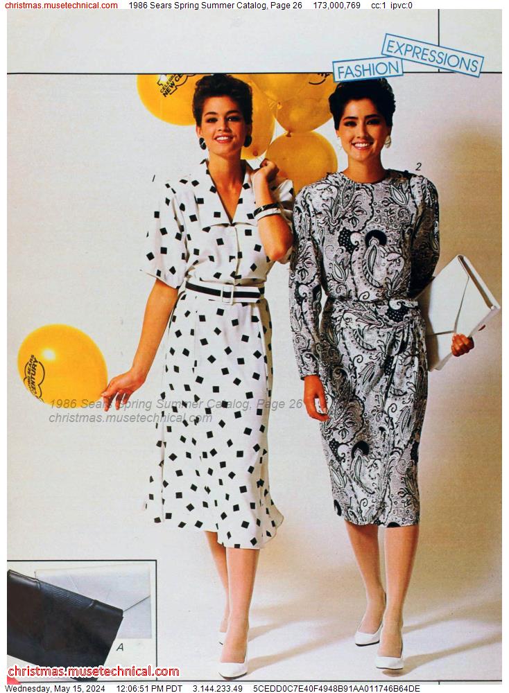 1986 Sears Spring Summer Catalog, Page 26