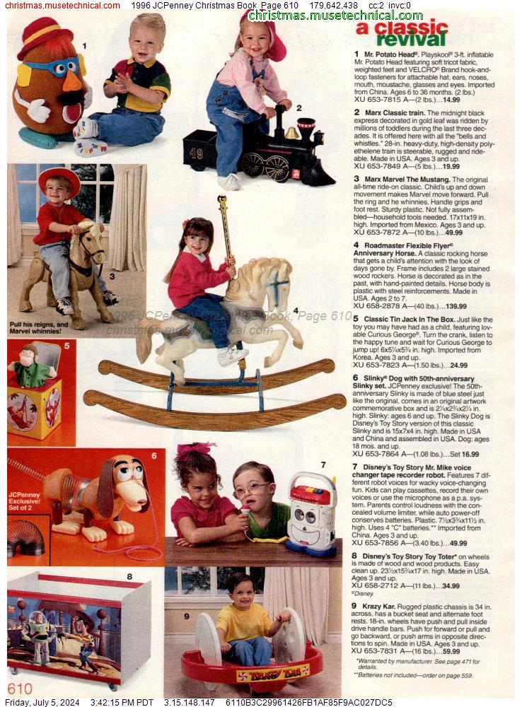 1996 JCPenney Christmas Book, Page 610