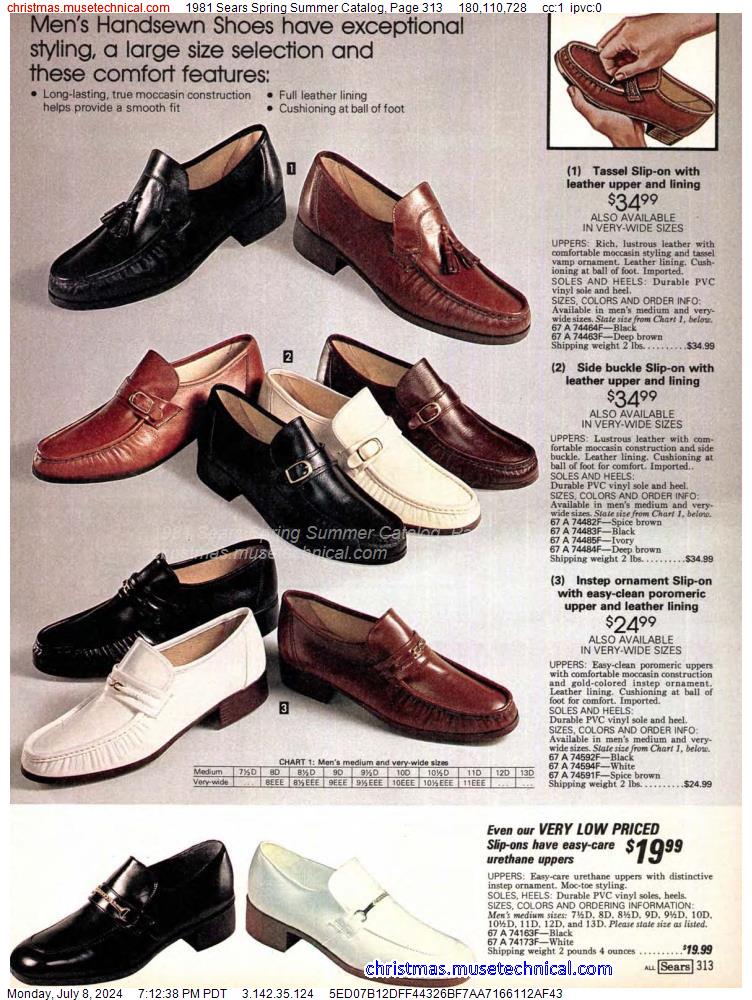1981 Sears Spring Summer Catalog, Page 313
