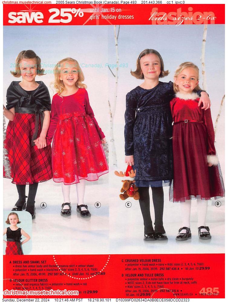 2005 Sears Christmas Book (Canada), Page 493