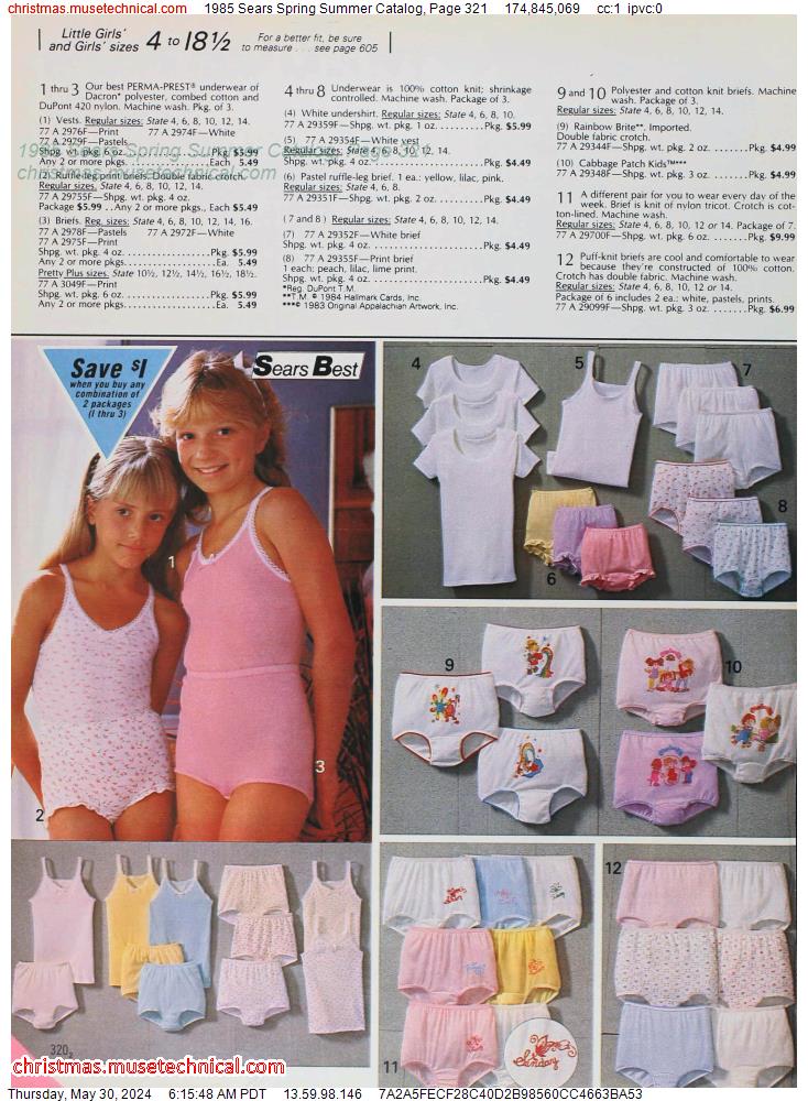 1985 Sears Spring Summer Catalog, Page 321