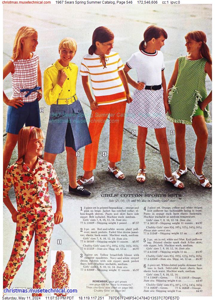1967 Sears Spring Summer Catalog, Page 546