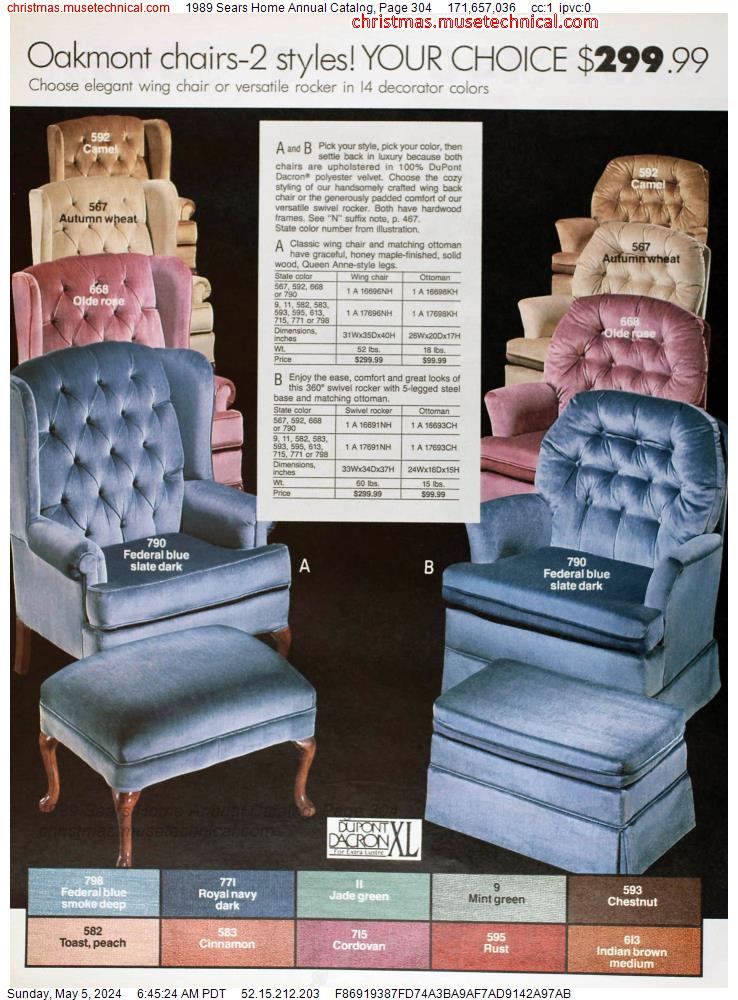 1989 Sears Home Annual Catalog, Page 304