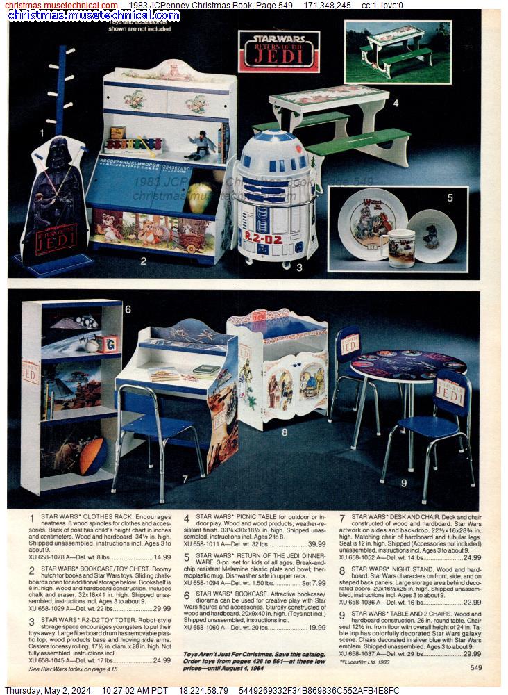 1983 JCPenney Christmas Book, Page 549