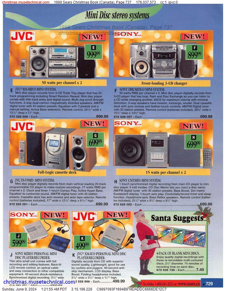 1999 Sears Christmas Book (Canada), Page 737