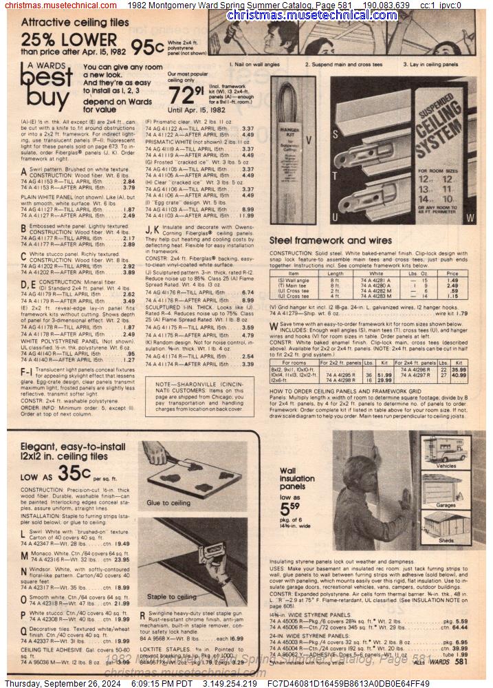 1982 Montgomery Ward Spring Summer Catalog, Page 581