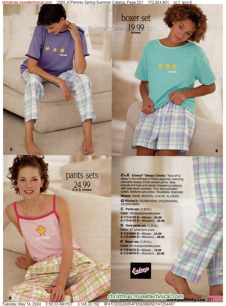 2000 JCPenney Spring Summer Catalog, Page 221