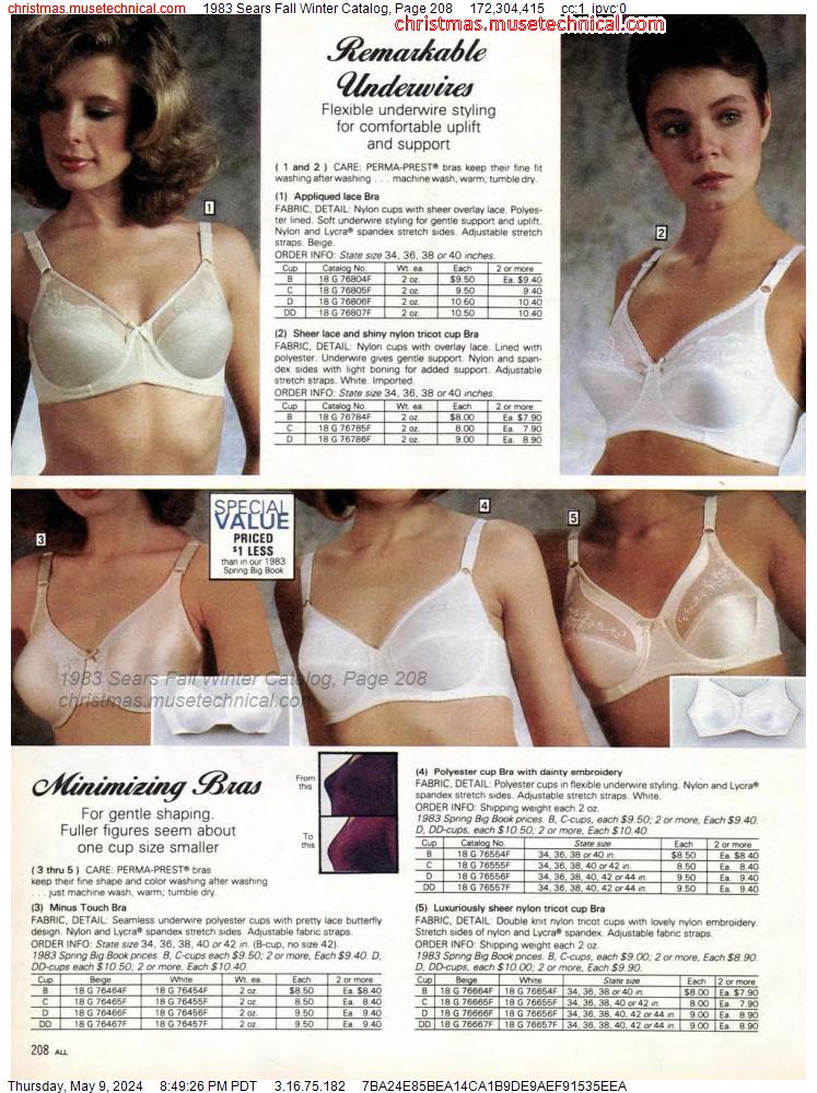 1983 Sears Fall Winter Catalog, Page 208